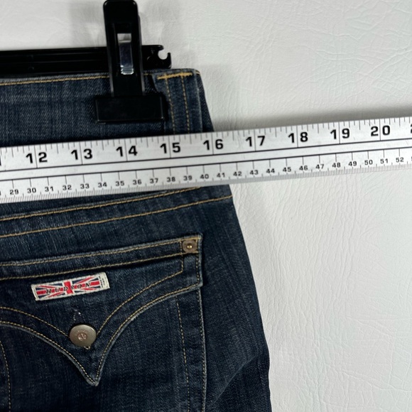 HUDSON BOOTCUT USA SIGNATURE LOW RISE FLAP POCKET JEAN IN ELM WASH Sz28 - Picture 9 of 16